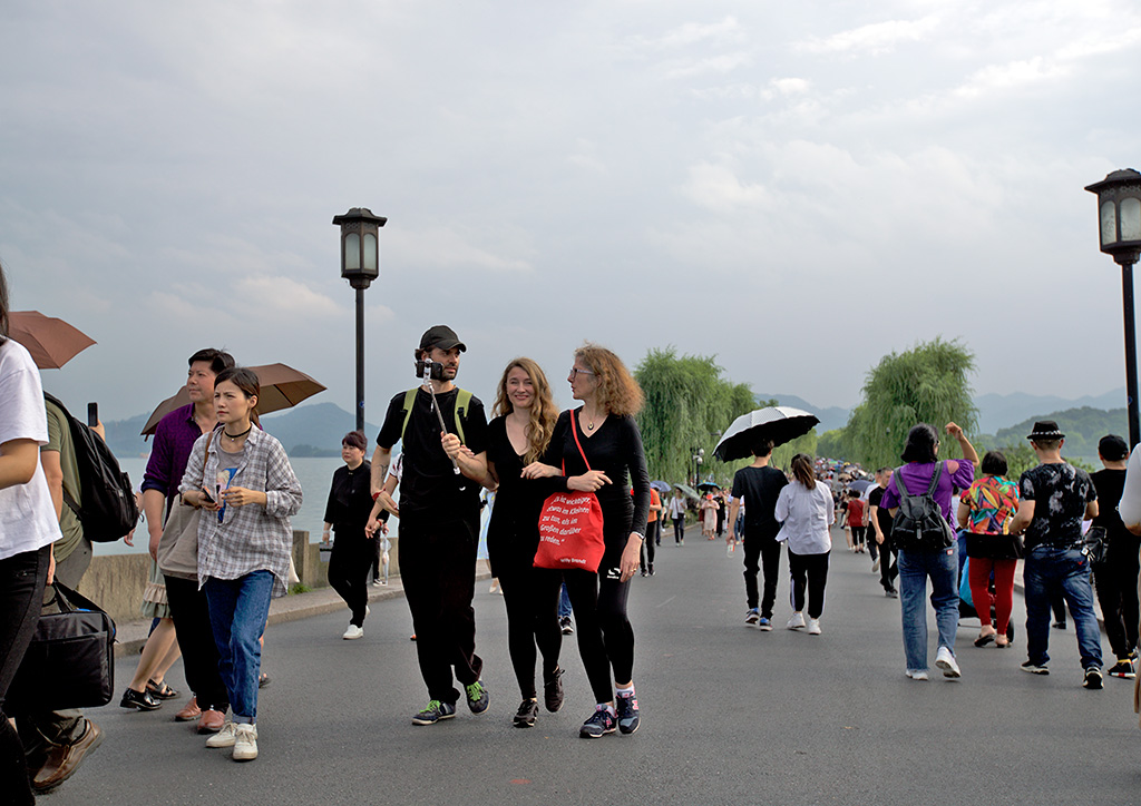 Kim Engelen, Empathetic Walking Panel, Hangzhou, China, 2018