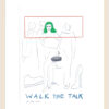 Kim Engelen, Example natural wooden frame, Walk the Talk, 2020