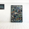 Kim Engelen, Collage Friends, overview-shot, 178x121.4x5 cm,1998
