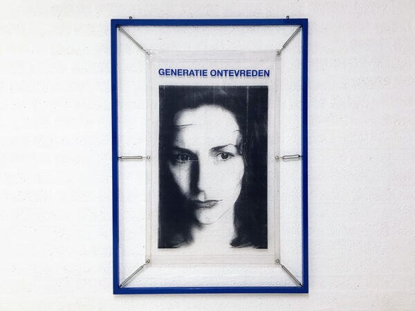 Kim Engelen, My Generation, Generatie Ontevreden (blue), artwork total-shot, 1998