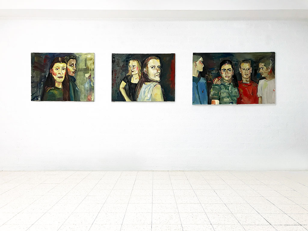 Kim Engelen, Party (Series of 3), Oil on Canvas (Museum Wrap), overview-shot, 1998
