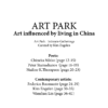 Kim Engelen, Art-Park—Intimate Gatherings, 3 Poets and 3 Contemporary artists on living in China, Title-page, 2019
