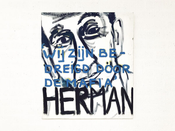 Kim Engelen, Herman, Series Pronunciations, Oil on Canvas, Total-shot, 1997