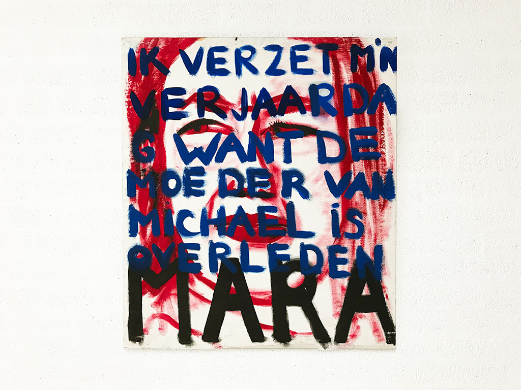 Kim Engelen, Mara, Series Pronunciations, Oil on Canvas, Total-shot, 1997