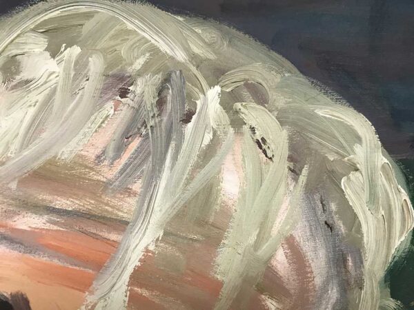 Kim Engelen, Marriage Road No. 1 (From the Series Marriage), Oil on Canvas, Detail-shot5, 1997