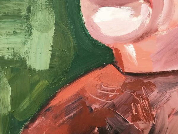 Kim Engelen, Marriage Road No. 1 (From the Series Marriage), Oil on Canvas, Detail-shot3, 1997