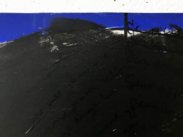 Kim Engelen, Networks (Black), Acrylic on Canvas, Detail-shot 3, 1997