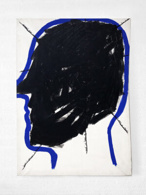 Kim Engelen, Networks (Black), Acrylic on Canvas, Total-shot, 1997
