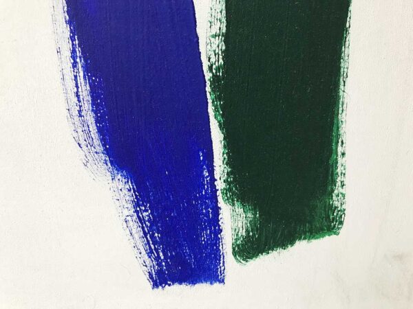 Kim Engelen, Networks (Blue), Acrylic on Canvas, Detail-shot 2, 1997