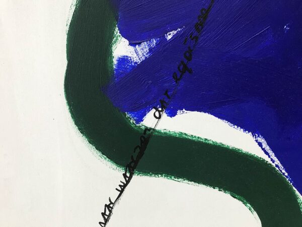Kim Engelen, Networks (Blue), Acrylic on Canvas, Detail-shot 5, 1997
