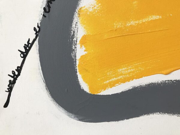 Kim Engelen, Networks (Yellow), Acrylic on Canvas, Detail-shot 4, 1997