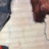 Kim Engelen, Red Sweater, Oil Paint on Roller Screen, Detail 4, 1995