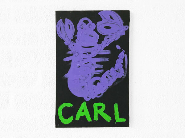 Kim Engelen, Zodiac Painting, Carl—Scorpio No. 8, Acrylic on Canvas, 1998