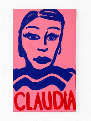 Kim Engelen, Zodiac Painting, Claudia—Aquarius No. 11, Acrylic on Canvas, 1998