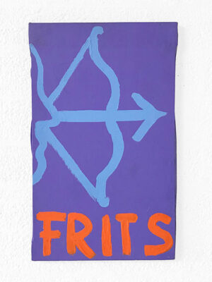 Kim Engelen, Zodiac Painting, Frits—Sagittarius No. 9, Acrylic on Canvas, 1998