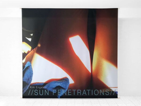 Kim Engelen, Sun-Penetrations, The Early Days #2, Flag/Curtain, Total-View, 2015