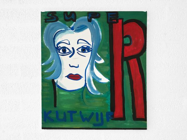 Kim Engelen, Super Kutwijf, Oil on Canvas, 1997