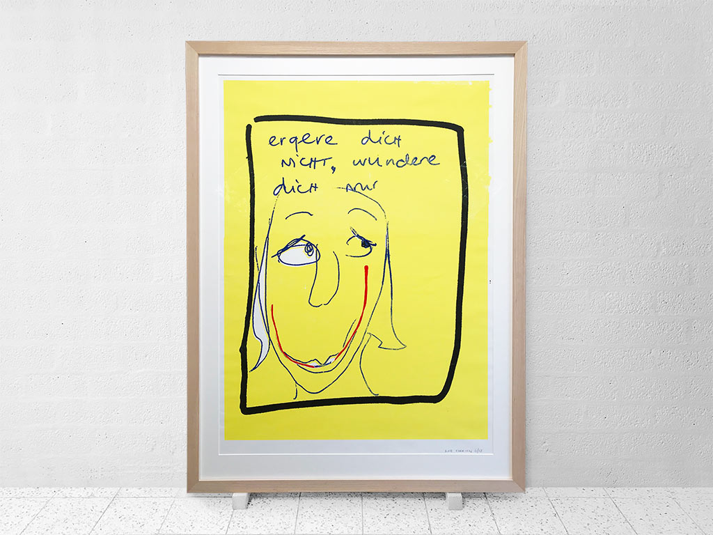 Kim Engelen, Ergere dicht nicht, wundere dich nur, Framed Silkscreen No.6, Edition 17, 1996