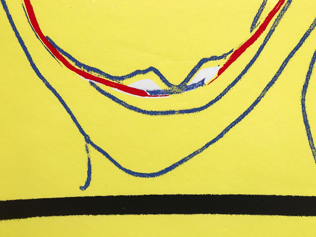 Kim Engelen, Ergere dicht nicht, wundere dich nur, Framed Silkscreen No.6, Edition 17, Detail 3, 1996