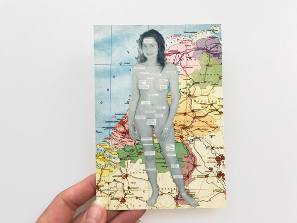 Kim Engelen, Omschrijf een Kunstenaar (Describe an Artist), Postcard, 1999