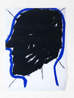 Kim Engelen, Networks, Acrylic on Canvas, 1997, Black Head, Poster, 2021
