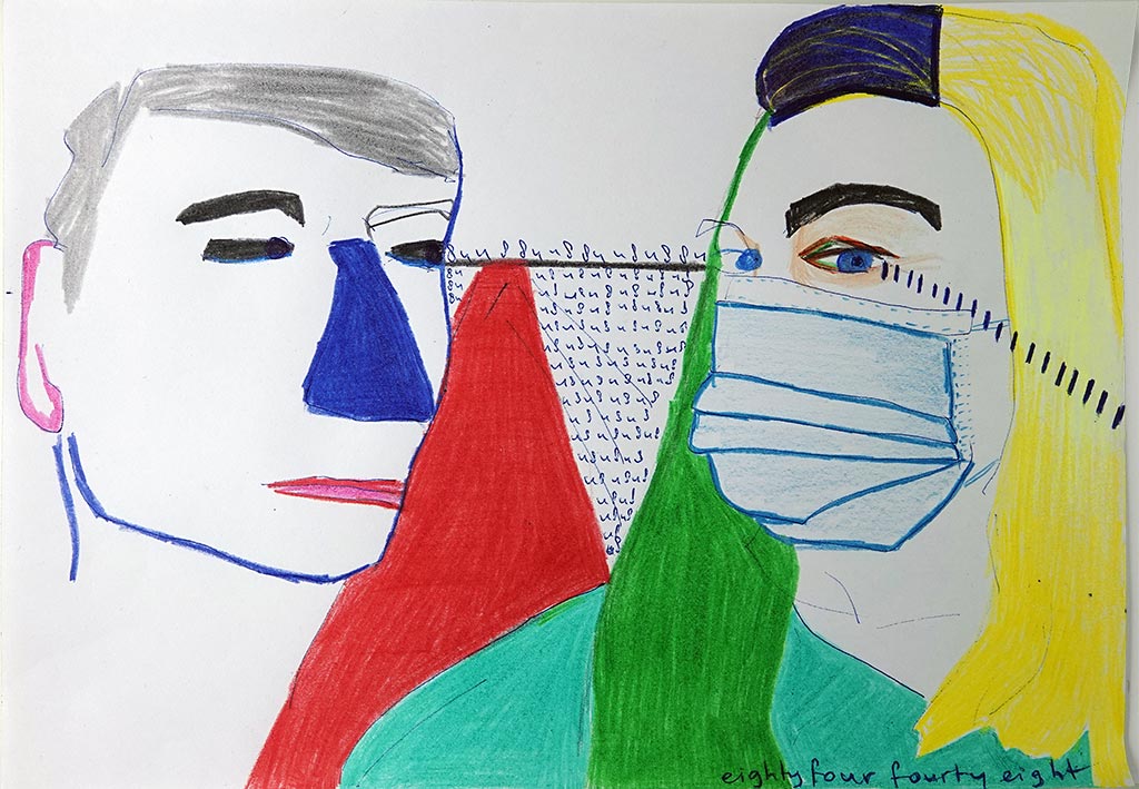 Kim Engelen, Confession Drawings No.2, 29,6 x21 cm (11.7 x 8.3 in), 20 Januari 2022