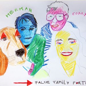 Kim Engelen, Confession Drawings, No.3, False Family Portrait, 25 January 2022