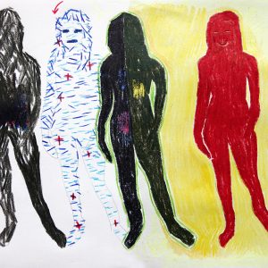 Kim Engelen, Confession Drawings, No.13, Full Body, 4 March 2022