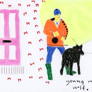 Kim Engelen, Confession Drawings, No. 34, Young Money Wolf, 12 May 2022