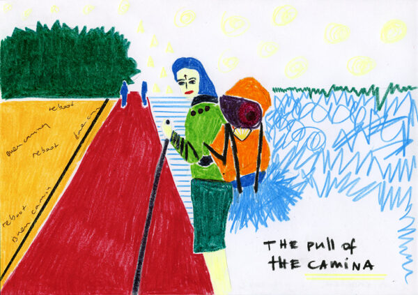 Kim Engelen, Confession Drawings, No.42, The Pull of the Camina, 13 June 2022