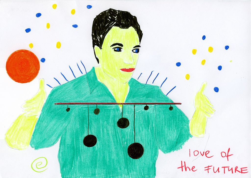 Kim Engelen, Confession Drawings, No.54, Love of the Future, 3 August 2022